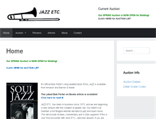 Tablet Screenshot of jazzetc.net